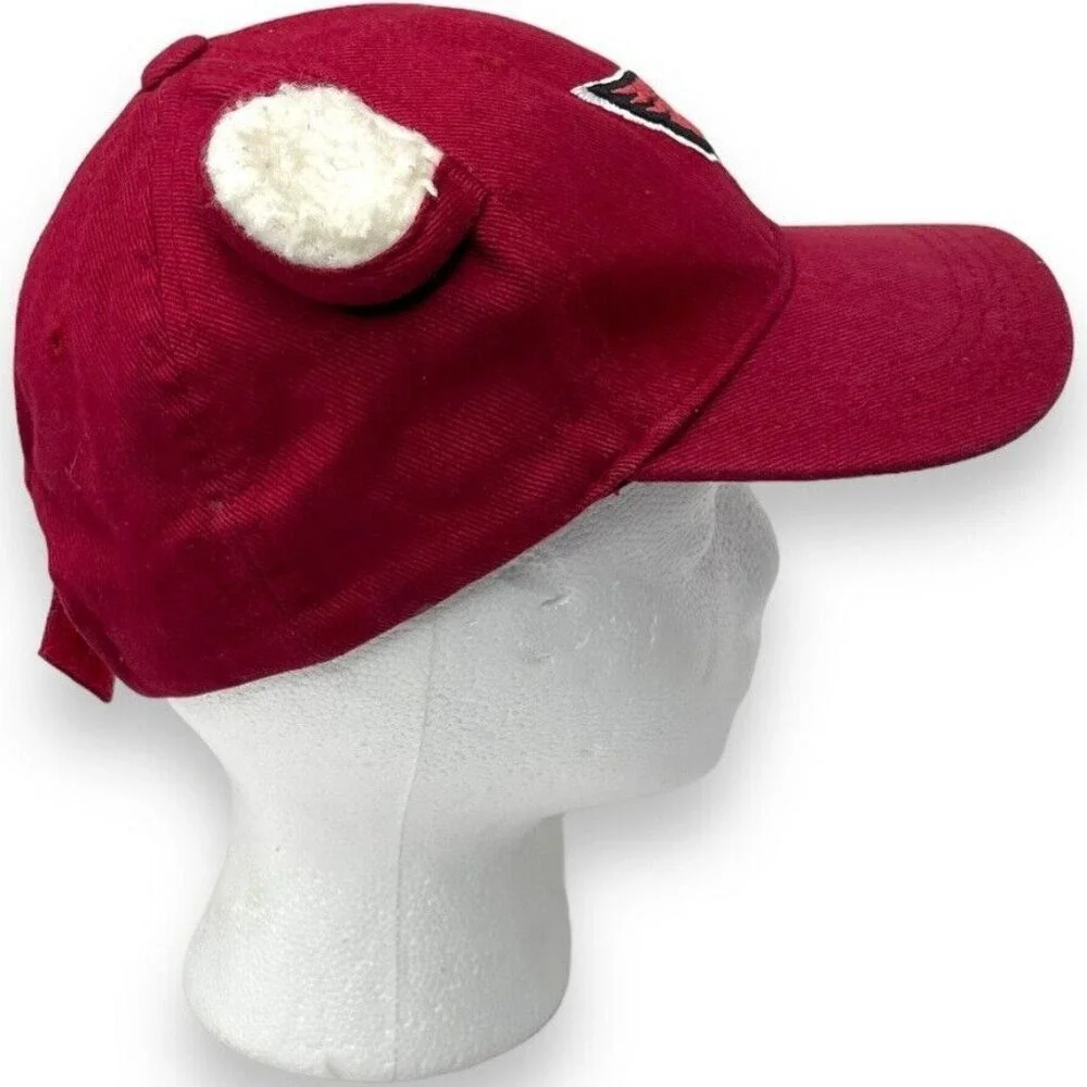Arizona Cardinals Youth Hat Red Fuzzy Ears Adjustable Cap NFL Team Apparel
